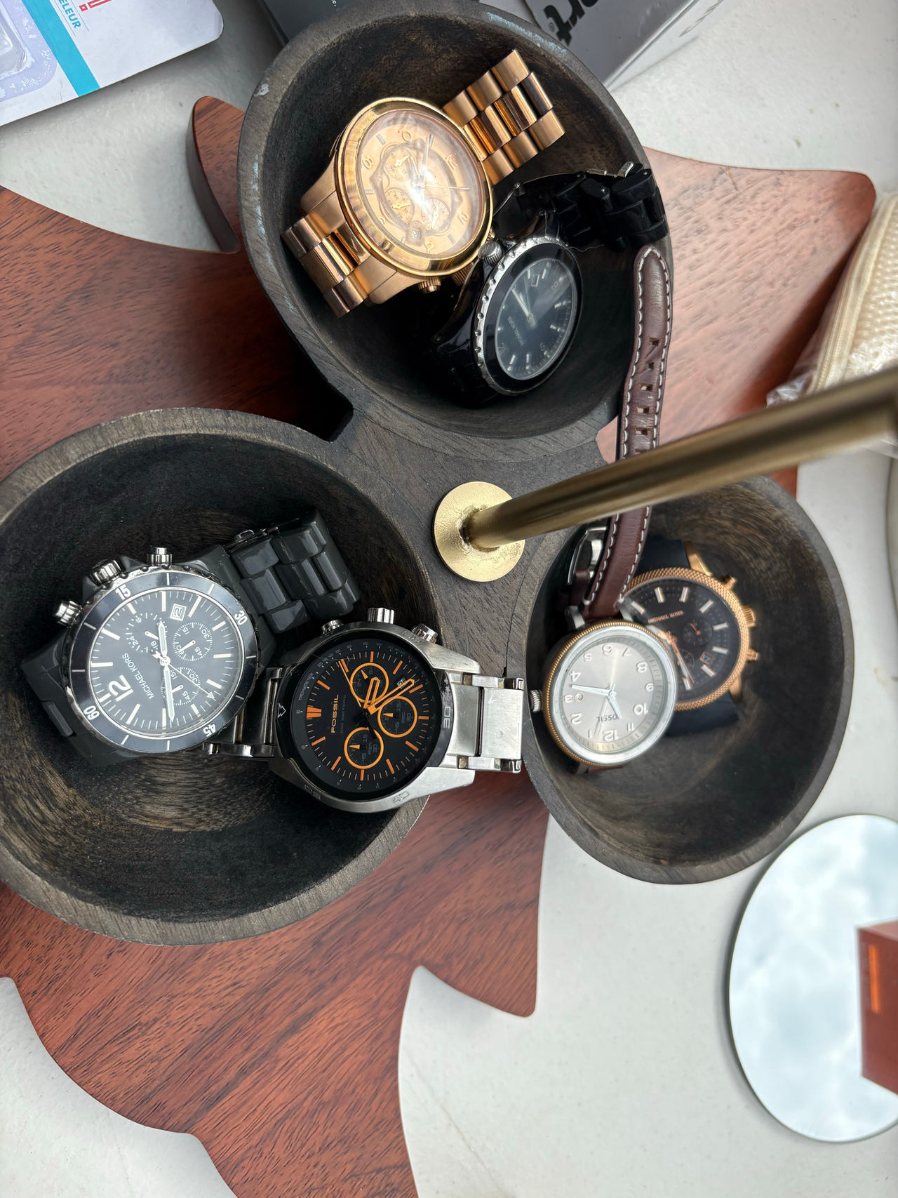 Lot of 6 Michael Kors & Fossil Watches