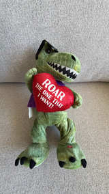 Gemmy Animated T-Rex Plush Dinosaur 13" Christmas Twerking - Image 2