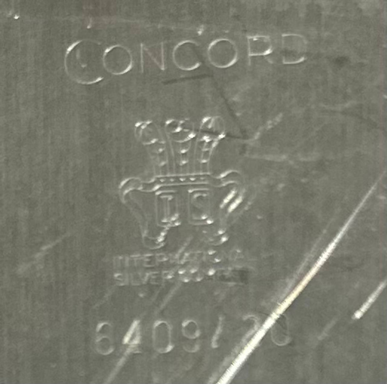 International Silver Concord Silverplate Serving Tray 20”x15”
