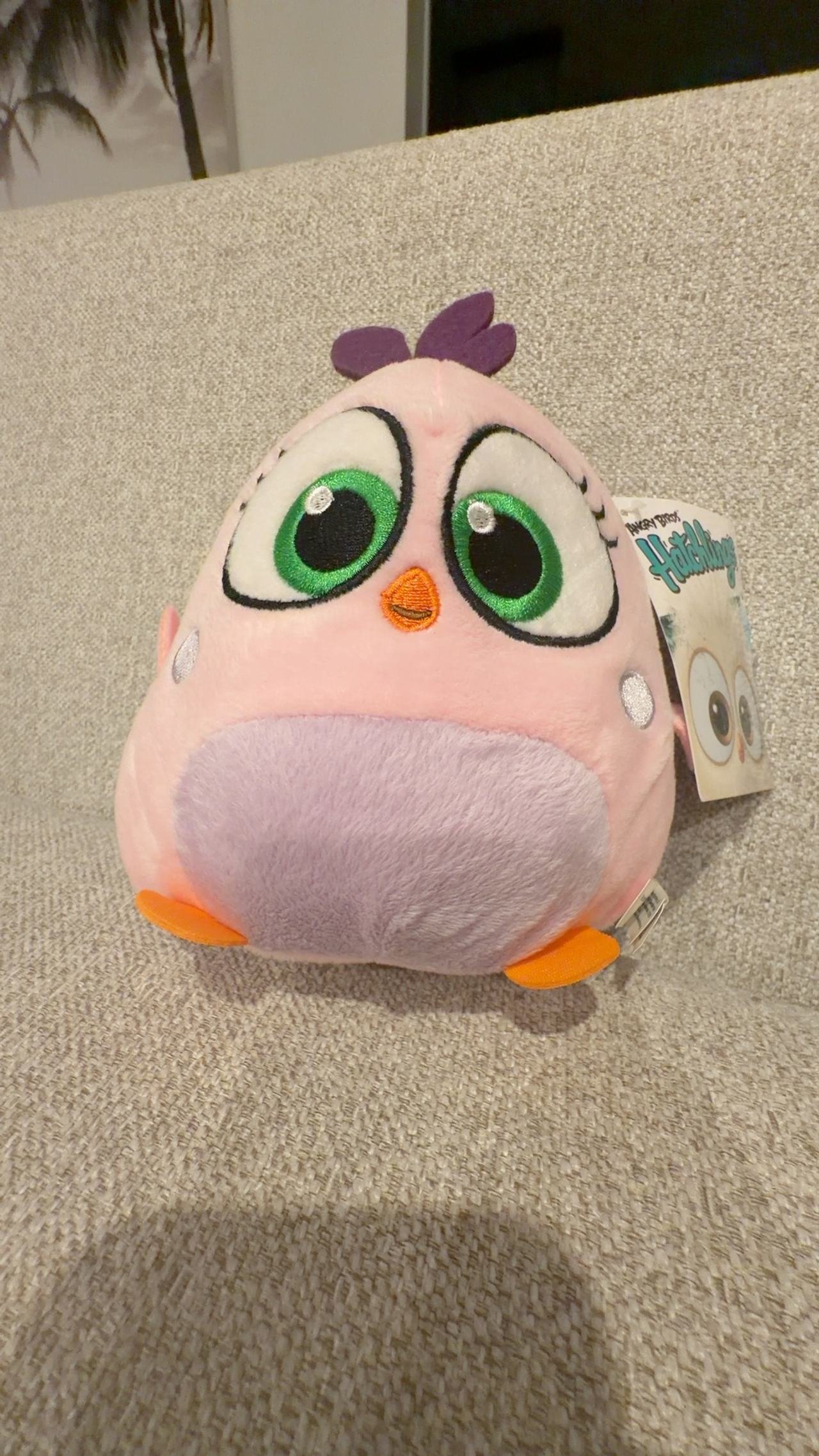 Angry Birds Hatchlings Zoe Pink Plush Toy 6” Doll