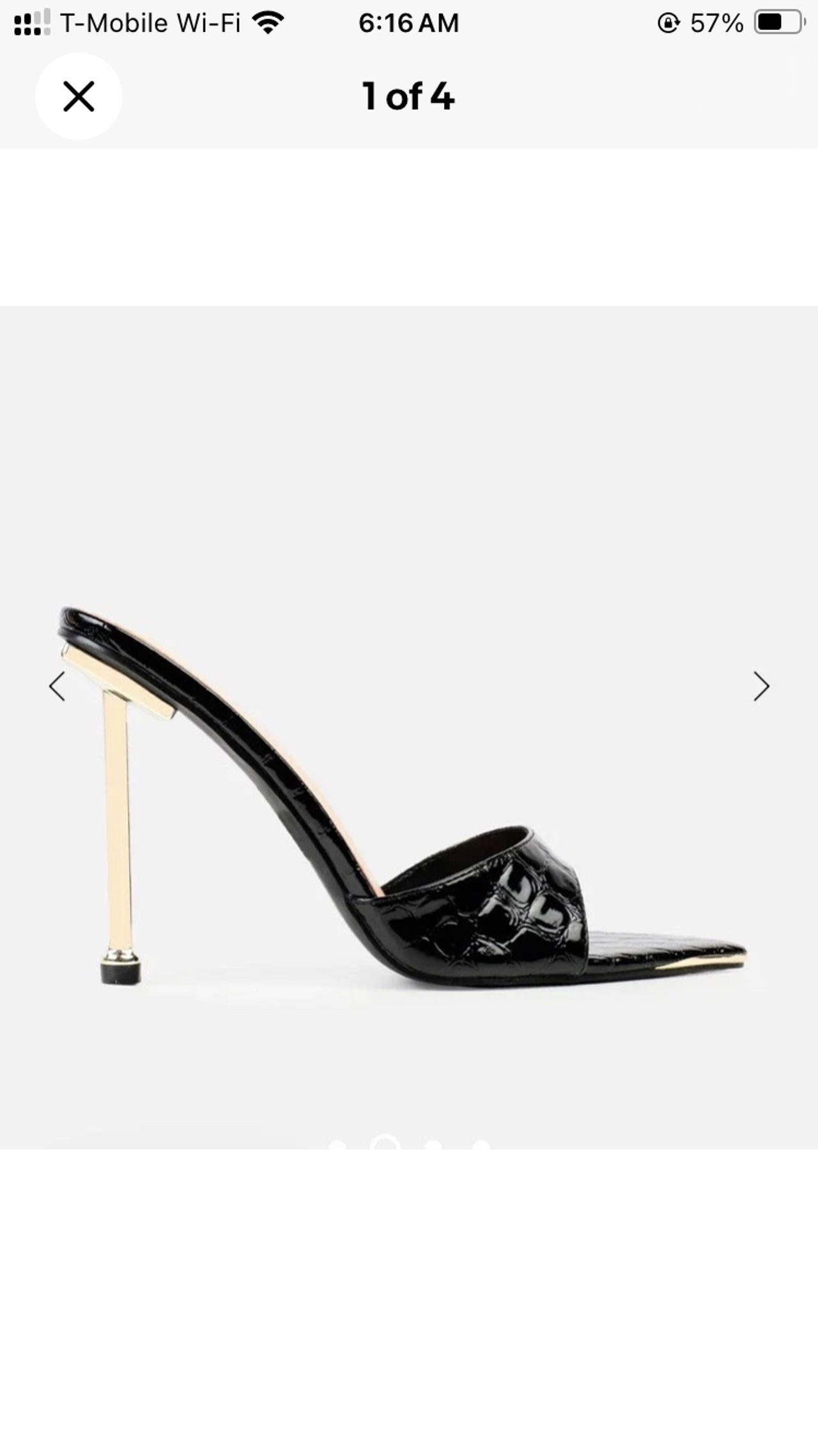 High Heel Mule Sandal