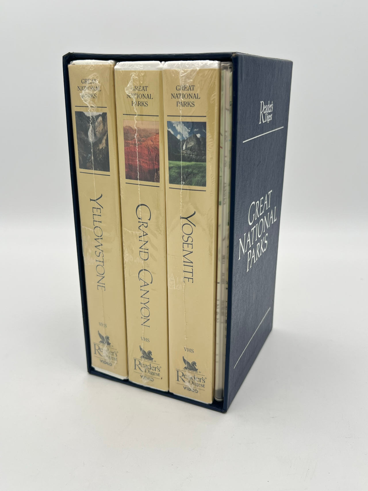 Reader’s Digest Great National Parks VHS Box Set Sealed Yellowstone Yosemite GC