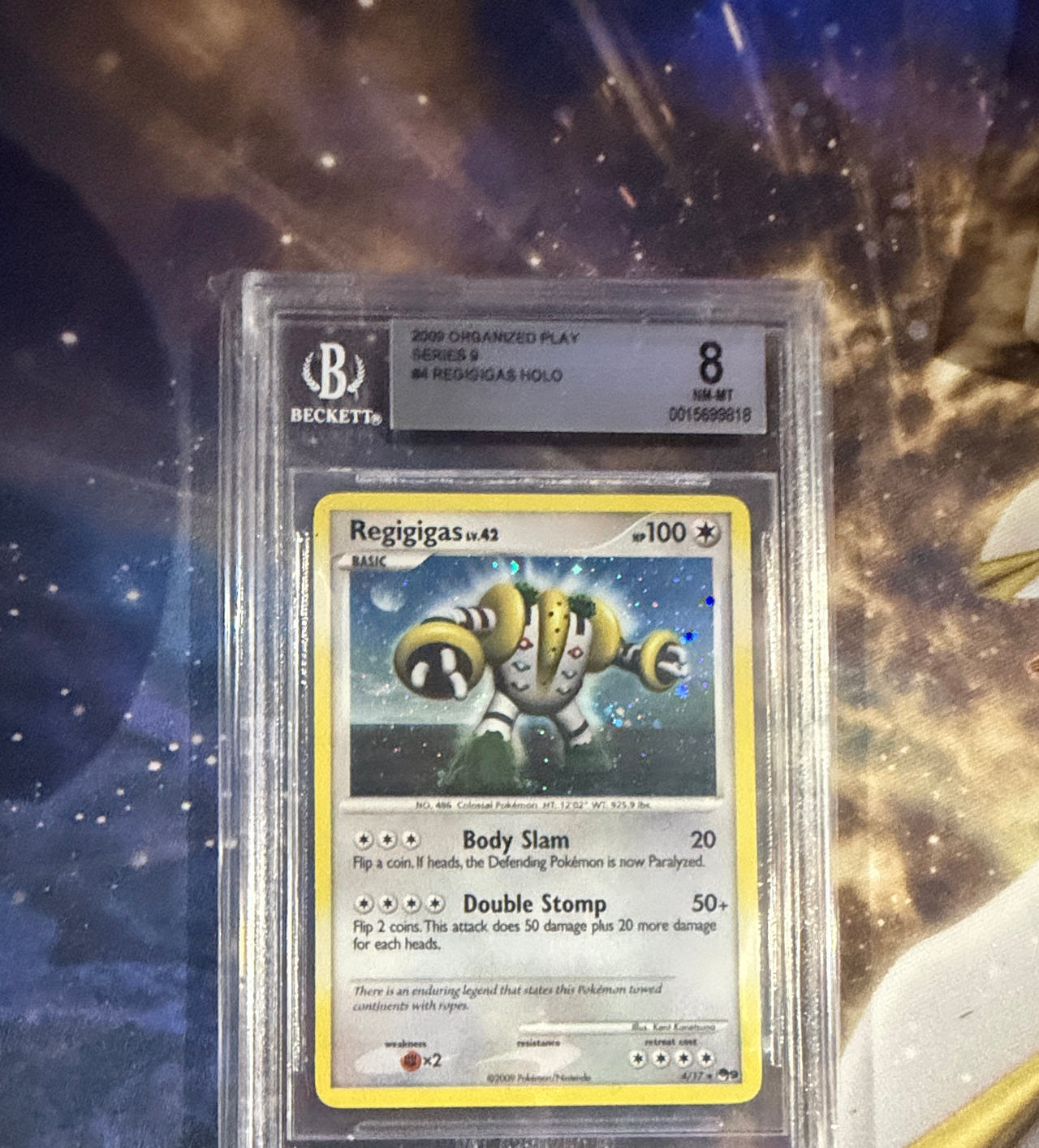 Regigigas Holo POP Series 9 4/17 BGS 8