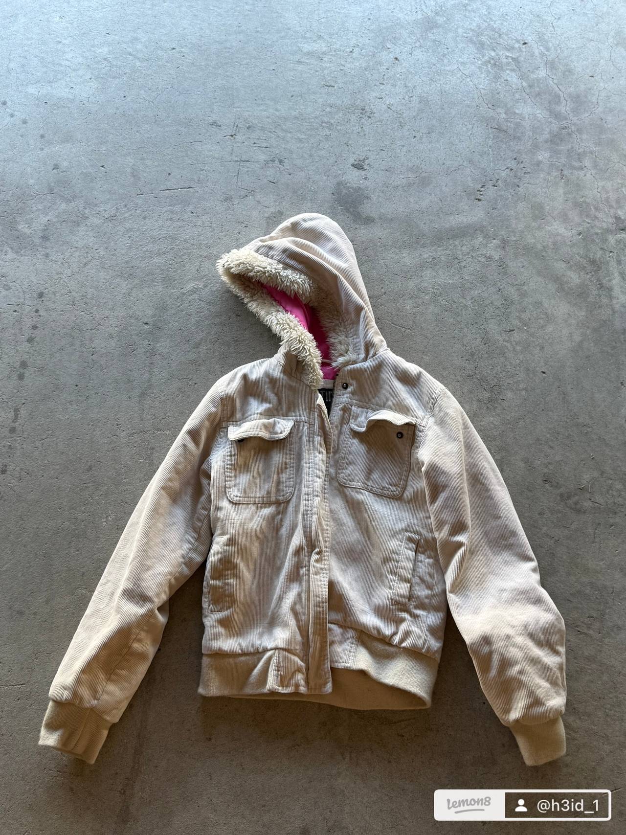 Women's Corduroy Hooded Jacket