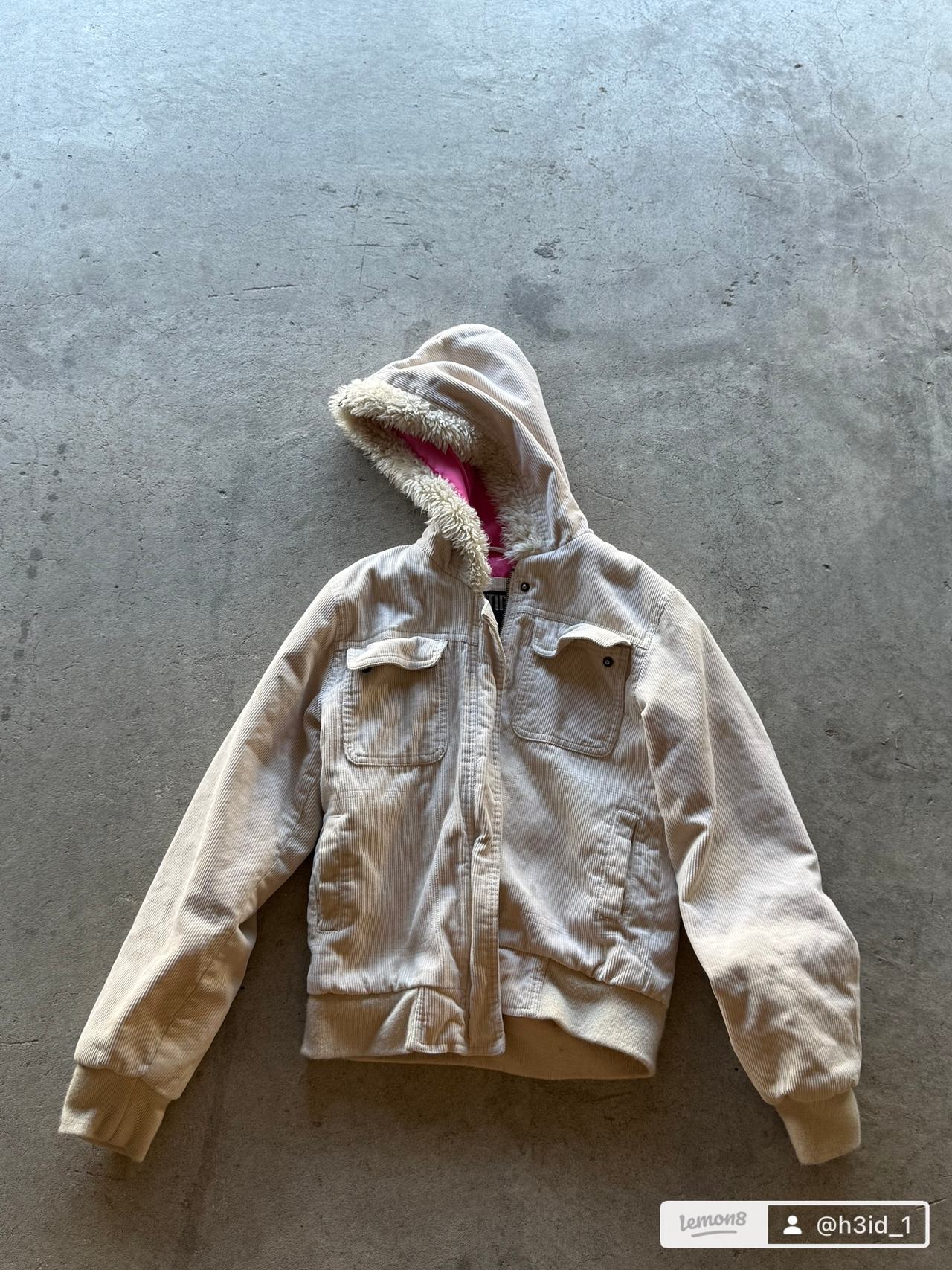Women's Corduroy Hooded Jacket
