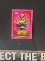 2024 Topps Chrome Marvel Wolverine Pink Refractor /399 #1 - Image 2