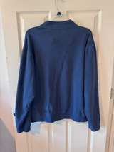 Masters Collection Navy Blue Quarter-Zip Pullover Sweater - Image 3