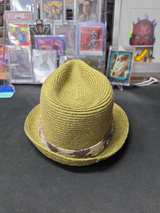 HBY Straw Fedora with Palm Tree Band - Image 4