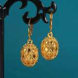 Gold Pineapple Earrings - Image 5