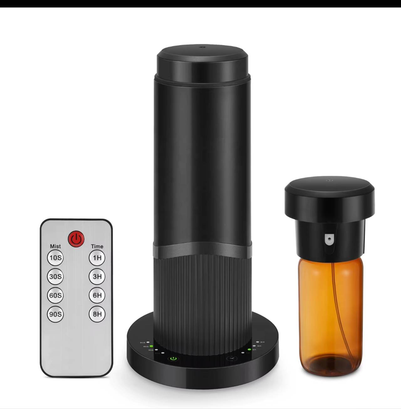Waterless Nebulizing Essential Oil Diffuser with Remote