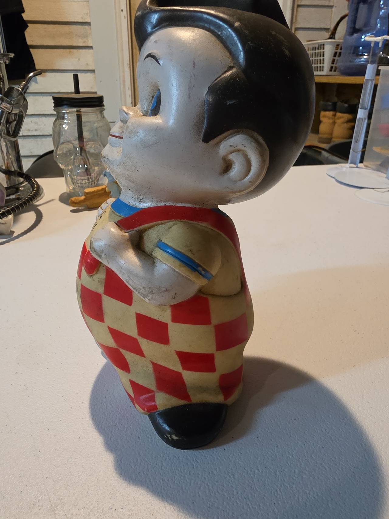 Vintage Bob's Big Boy Vinyl Coin Bank
