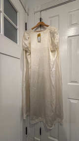 Valentino Vintage Ivory Nightgown Womes Ladies Medium Polyester  - Image 3