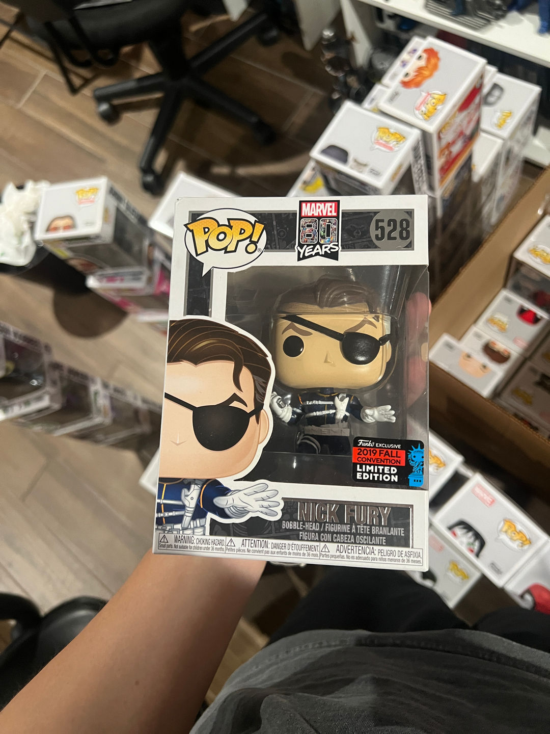 Funko Pop! Marvel 80 Years Nick Fury #528 2019 Fall Convention Exclusive