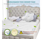 DONAMA Cervical Pillow for Neck and Shoulder Contour Memory Foam Ergonomic - Image 3