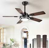 Depuley 42 Inch 5-Blade LED Ceiling Fan - Image 1