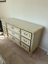 Vintage French Provincial 9-Drawer Dresser - Image 1