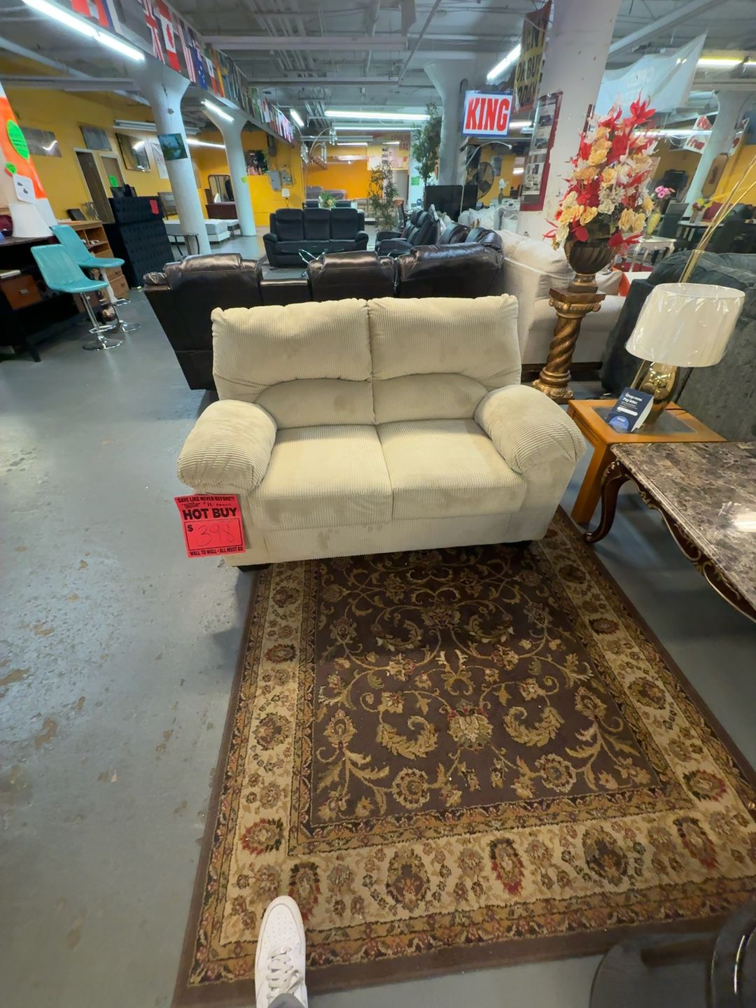 Ashley Signature Design SimpleJoy Sofa and Loveseat