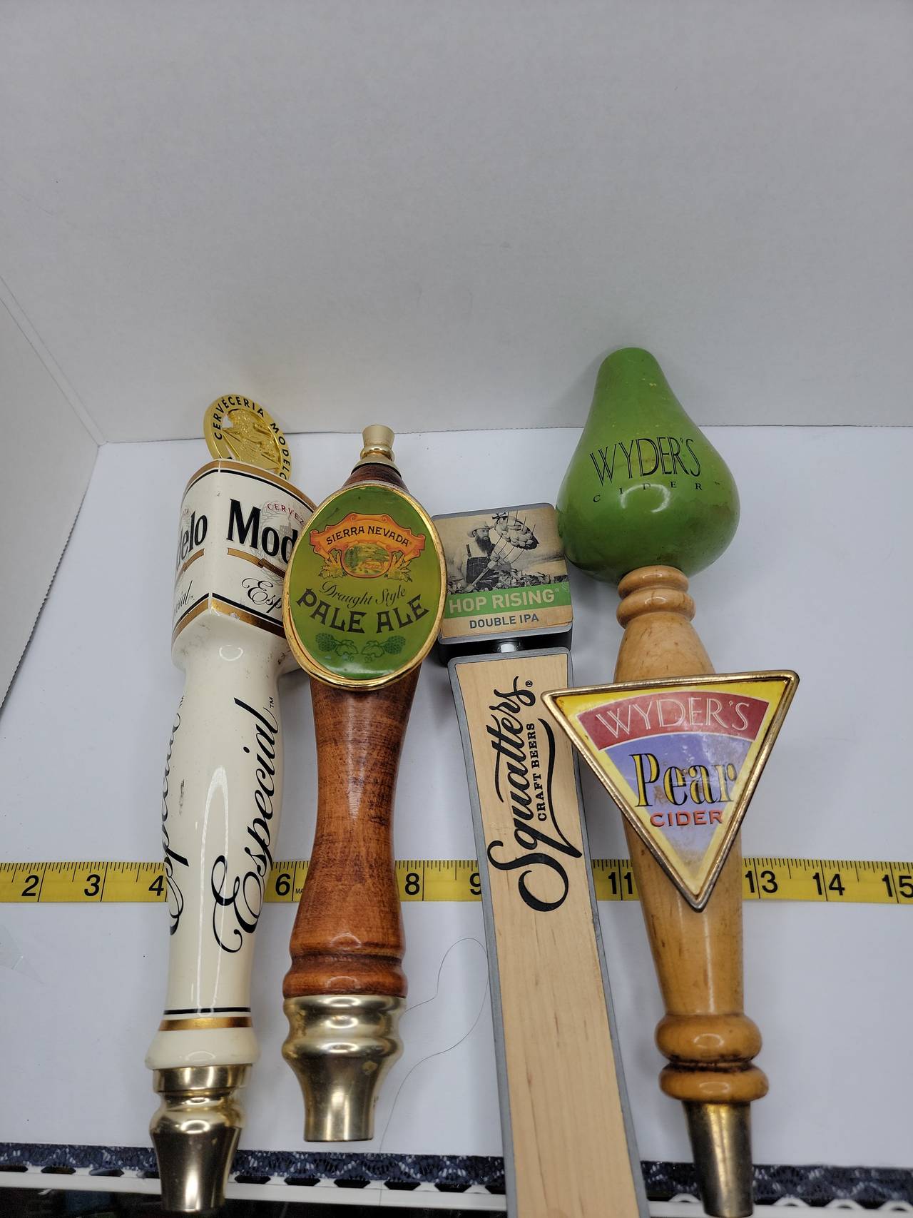 Assorted Beer Tap Handles Lot of 4