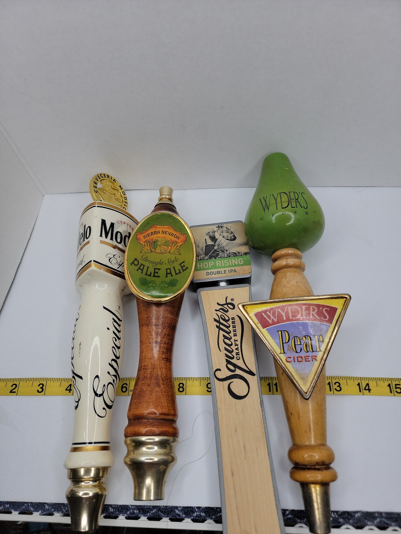 Assorted Beer Tap Handles Lot of 4