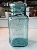 Ball Ideal Half Gallon Aqua Mason Jar - Image 3