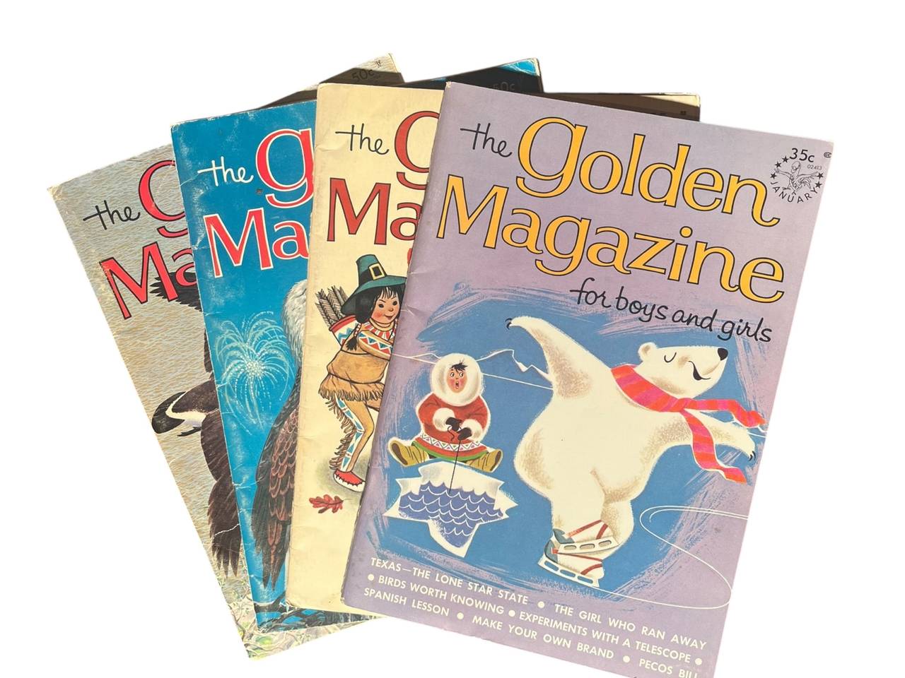 The Golden Magazine for Boys and Girls 4 Total