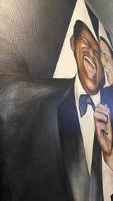 Original Rat Pack Hand-Painted Canvas Art - Image 5