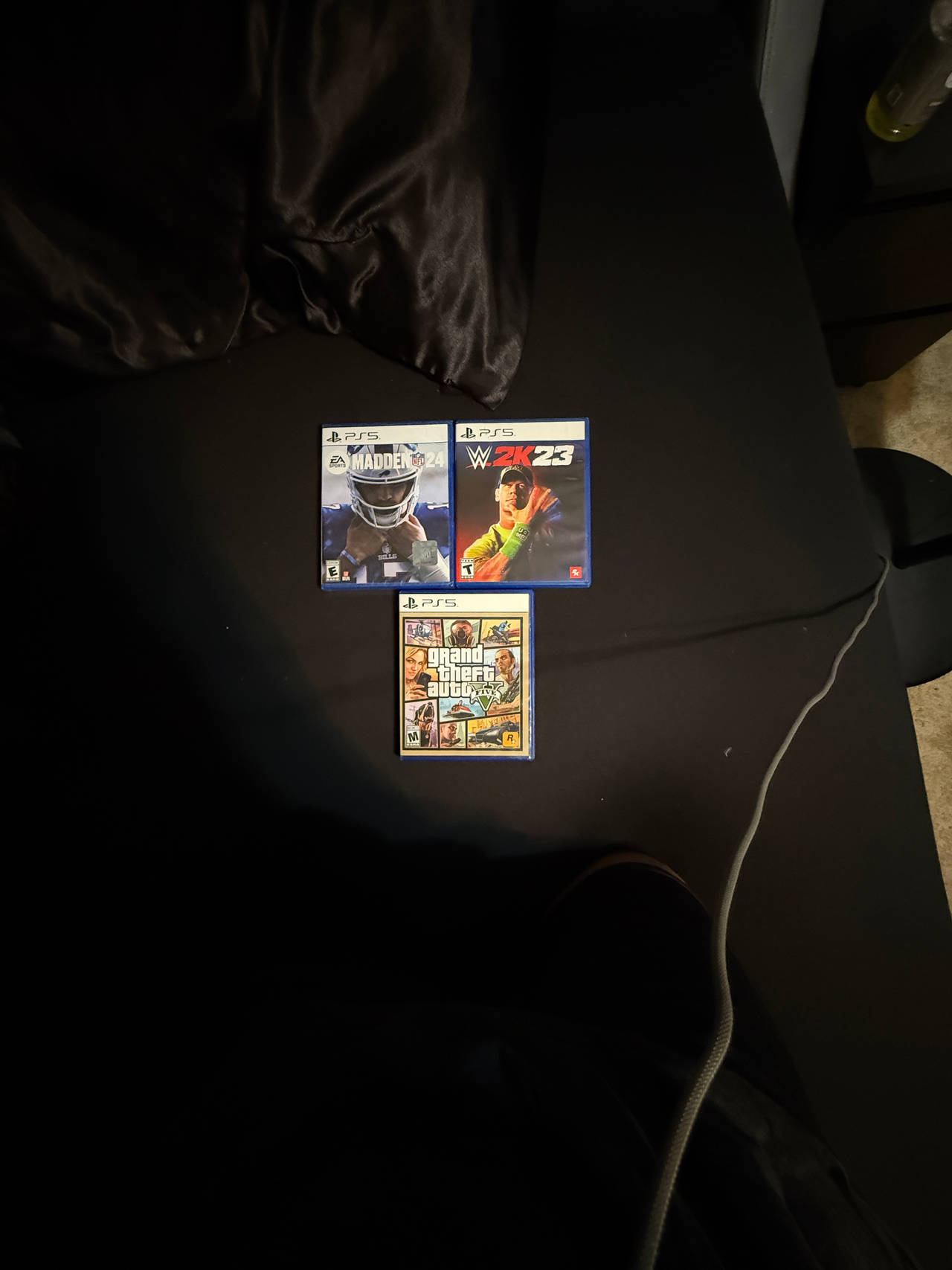 Madden NFL 24, WWE 2K23, Grand Theft Auto V - PlayStation 5