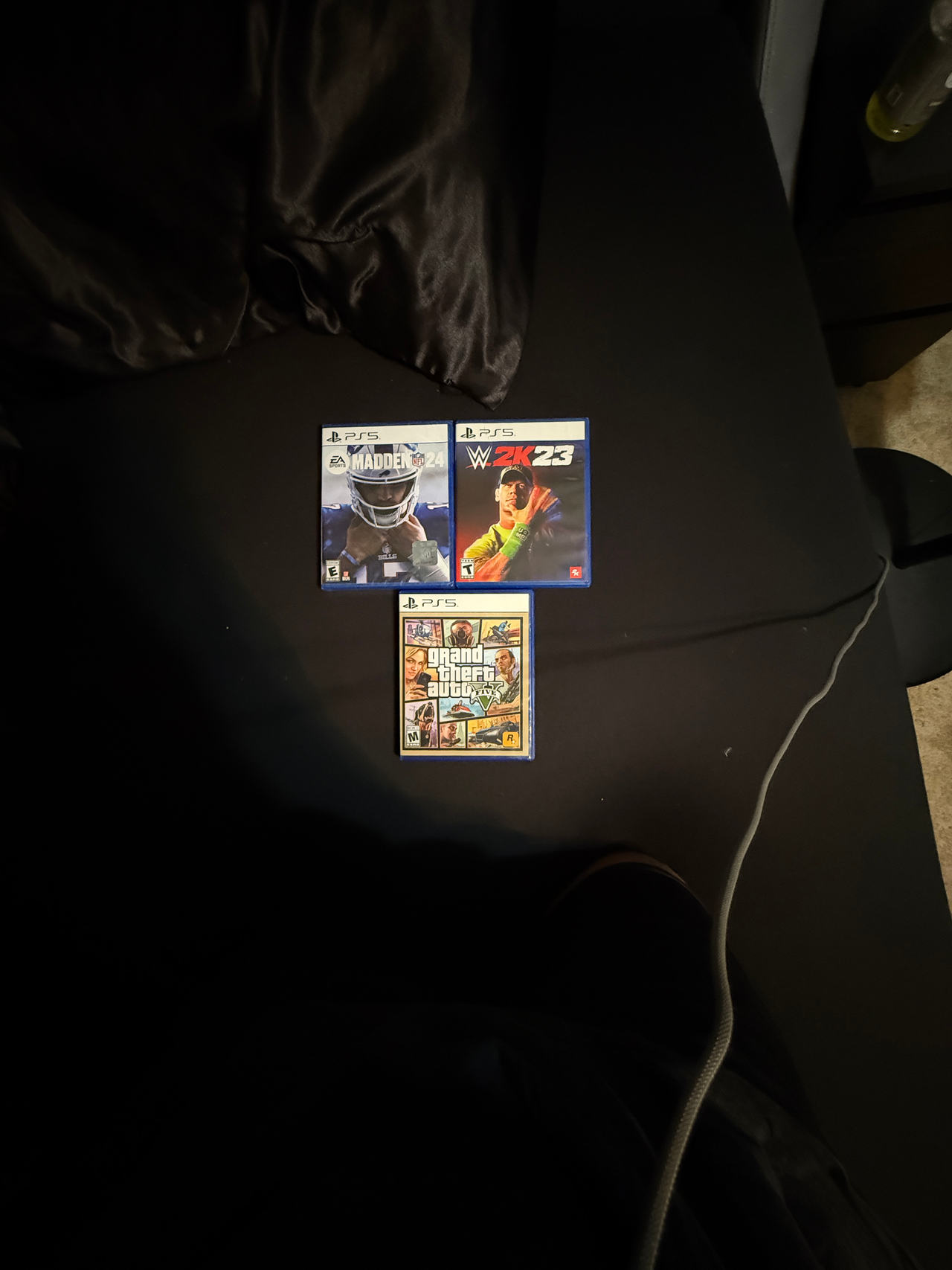 Madden NFL 24, WWE 2K23, Grand Theft Auto V - PlayStation 5
