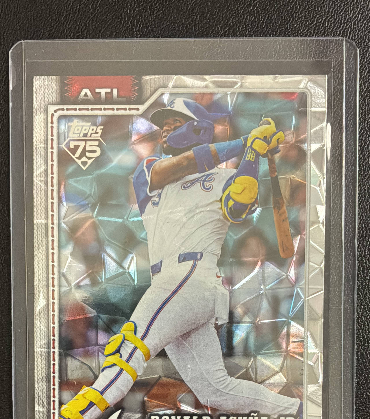 2022 Topps Ronald Acuna Jr. #250 Silver Ice Foil Parallel