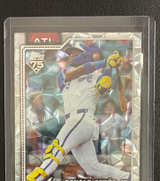 2022 Topps Ronald Acuna Jr. #250 Silver Ice Foil Parallel - Image 1