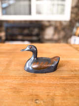 Vintage Brass and Pewter Duck Figurine - Image 1