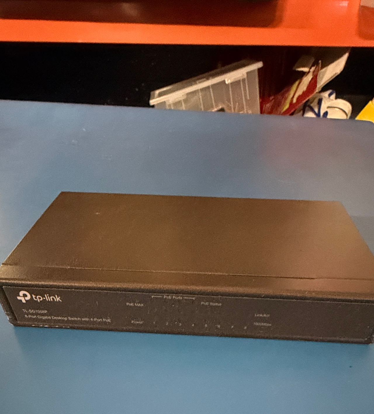TP-Link TL-SG1008P 8-Port Gigabit Desktop Switch with 4-Port PoE