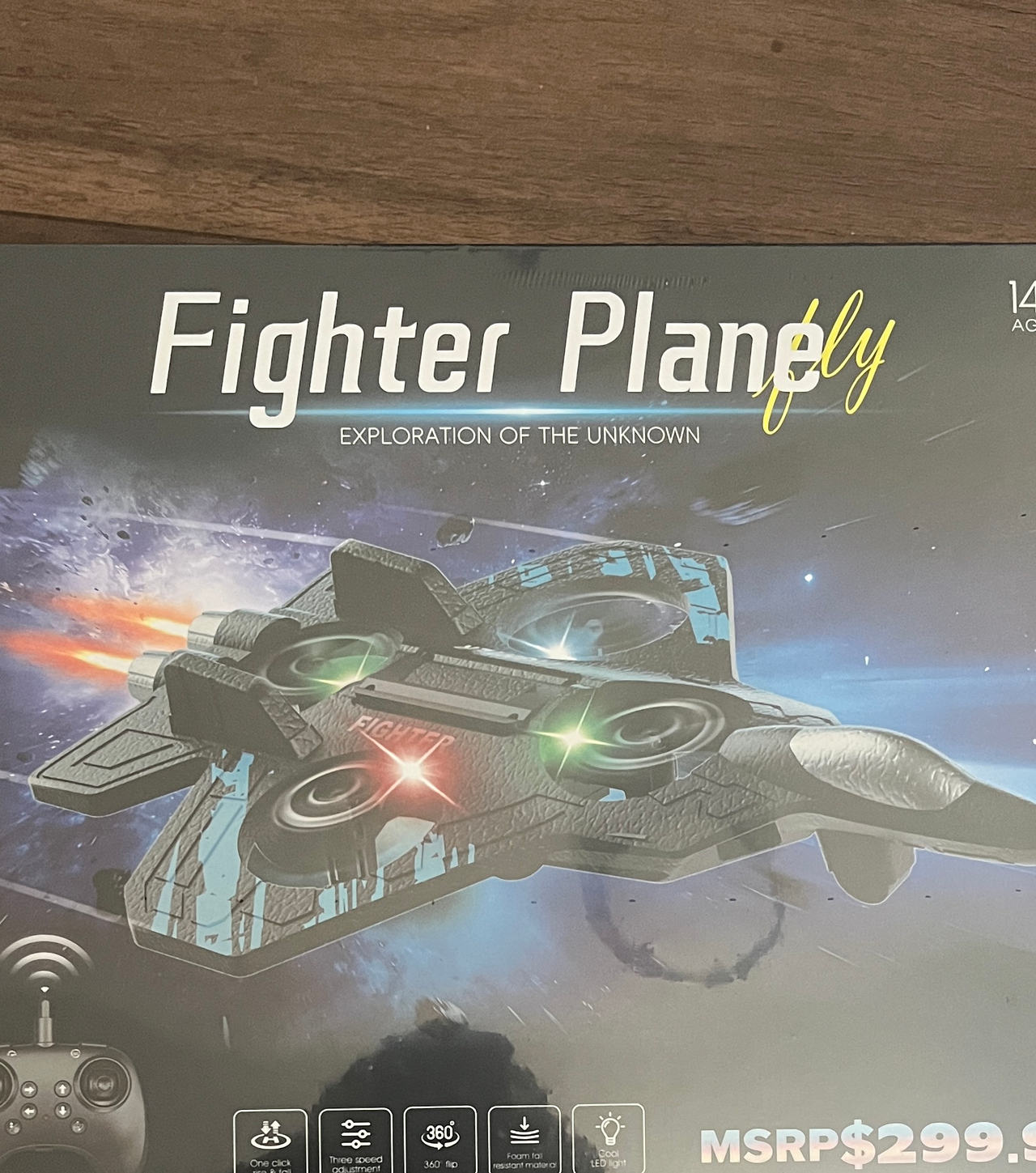 Fighter Plane Fly RC Quadcopter Jet