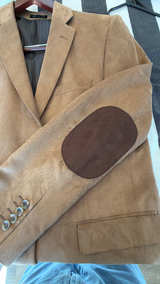 Bachrach Men's Faux Suede Blazer with Elbow Patches - Image 2