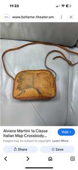 Alviero Martini 1A Classe Map Print Crossbody Bag - Image 7