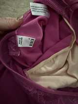 Bloch Women's Lace Cap Sleeve Ballet Leotard - Magenta, Size S - Image 2