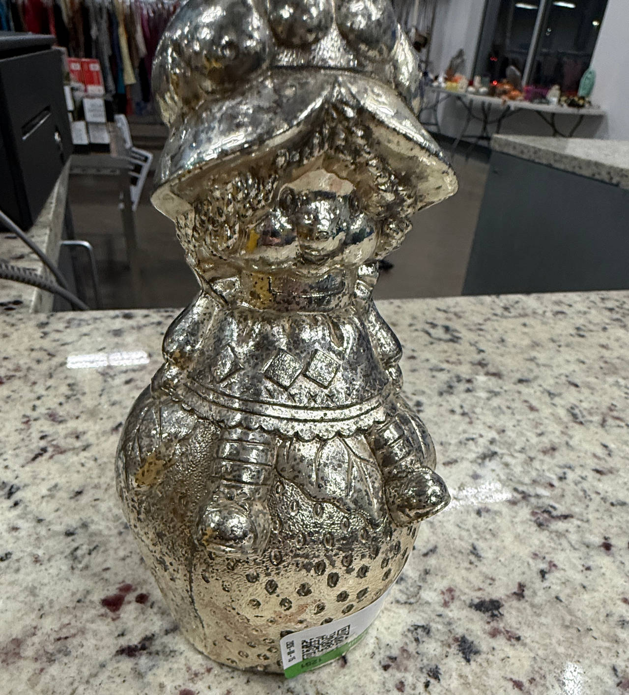 Strawberry Shortcake Mercury Glass Figurine