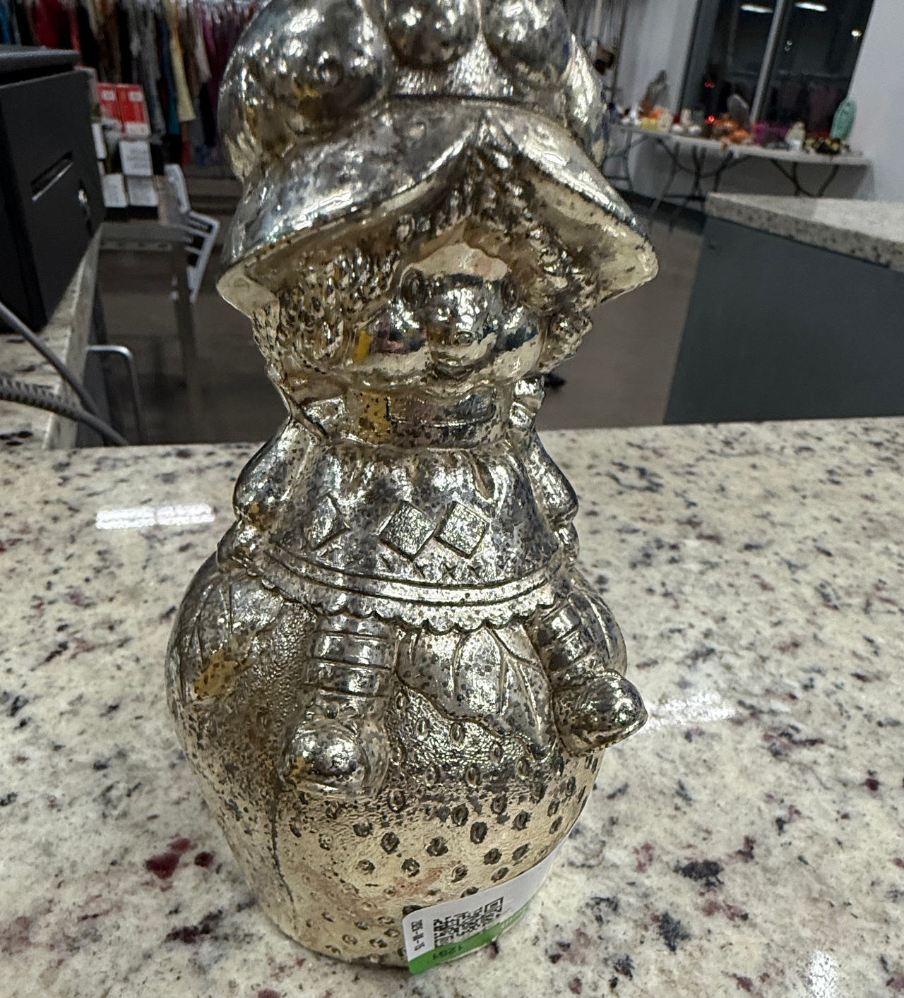 Strawberry Shortcake Mercury Glass Figurine