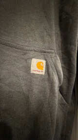 Carhartt Original Fit Heavyweight Hoodie Gray Rain Defender  - Image 3