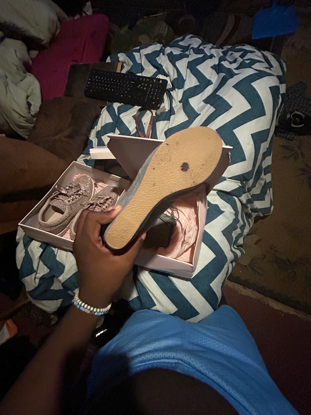 Girls' Glitter Dress Shoes