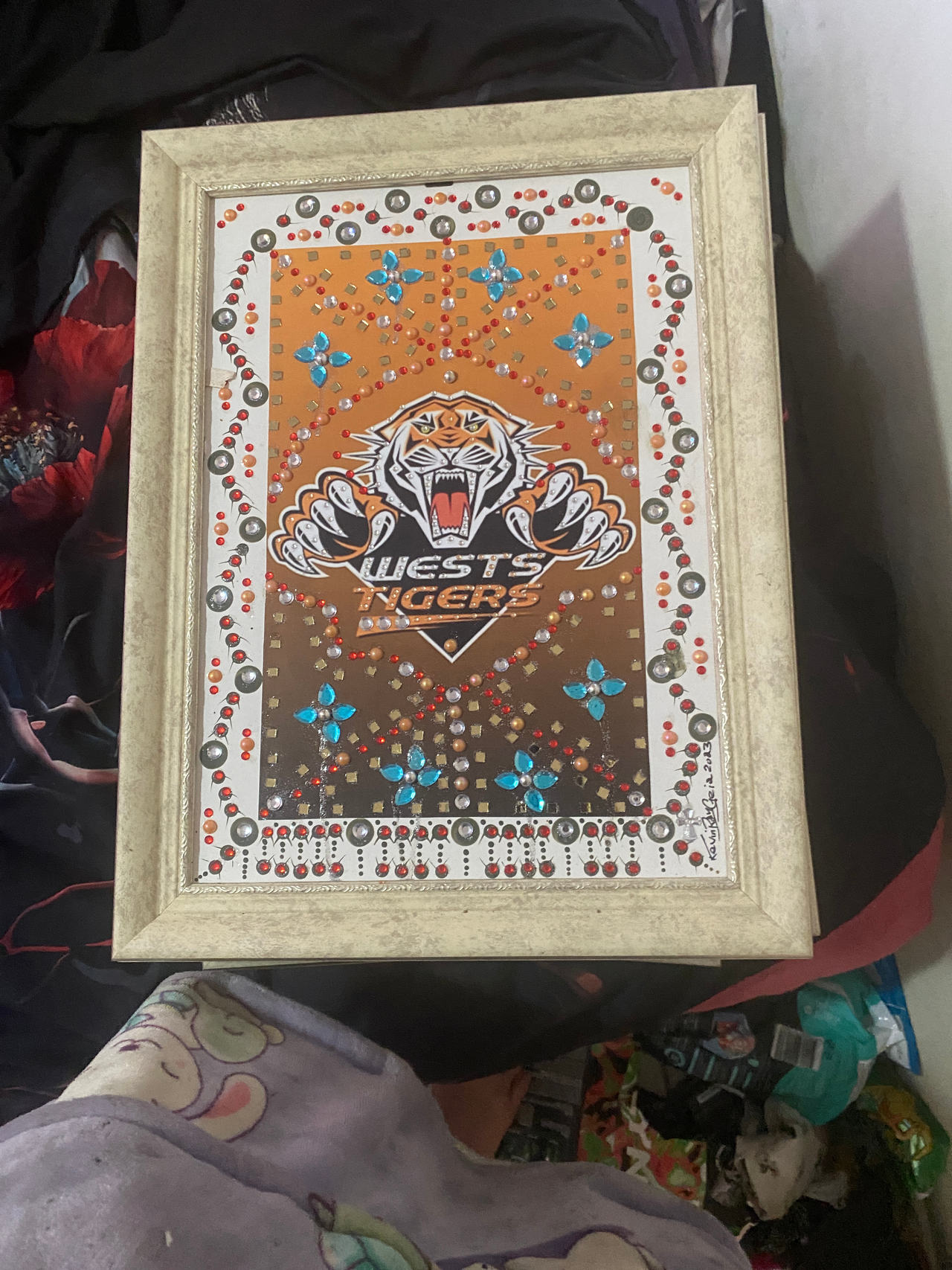Wests Tigers Framed Decorative Artwork