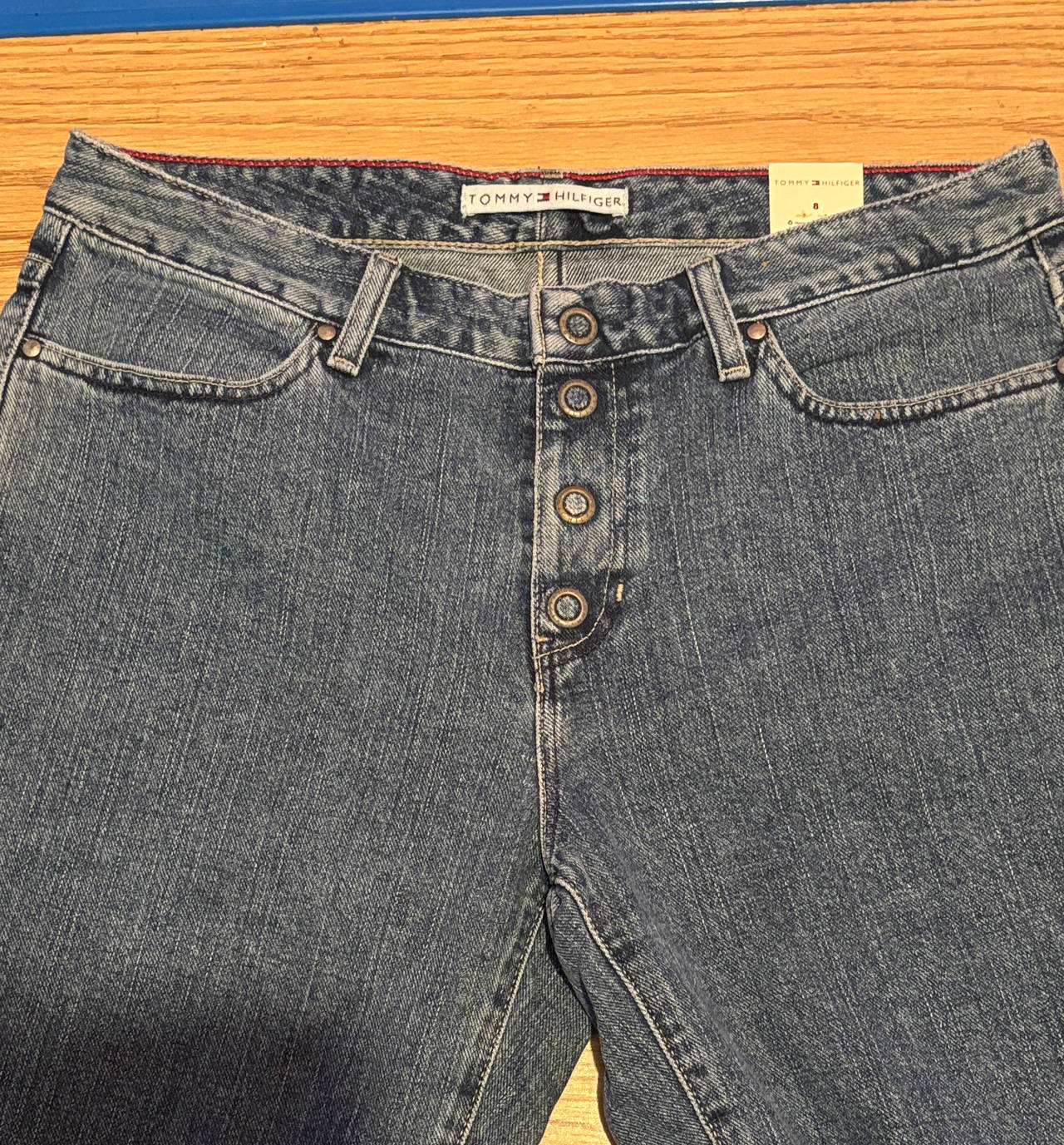 Tommy Hilfiger Women's Button Fly Jeans