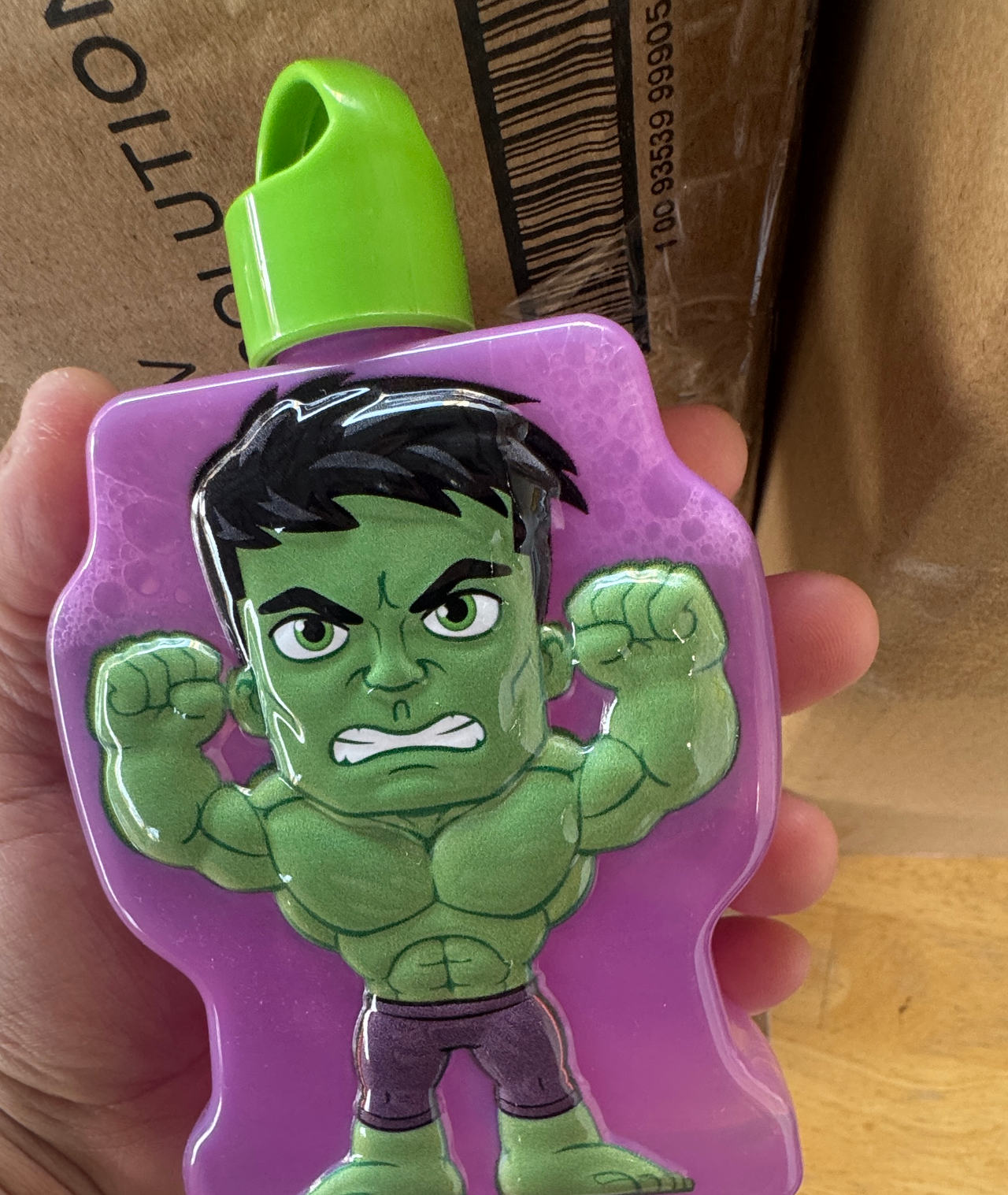 Marvel Hulk Bubble Bath Bottle