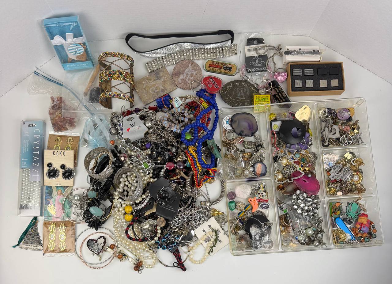 Bulk Costume Jewelry and Accessory Lot