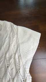 Ryegrass Short Sleeve Pointelle Cardigan large - Image 5