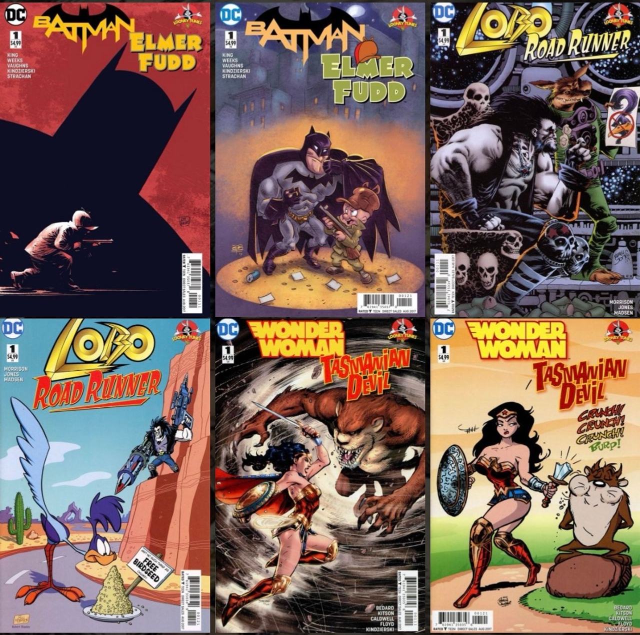 DC Meets Looney Tunes Crossover #1 Set (6 Books)