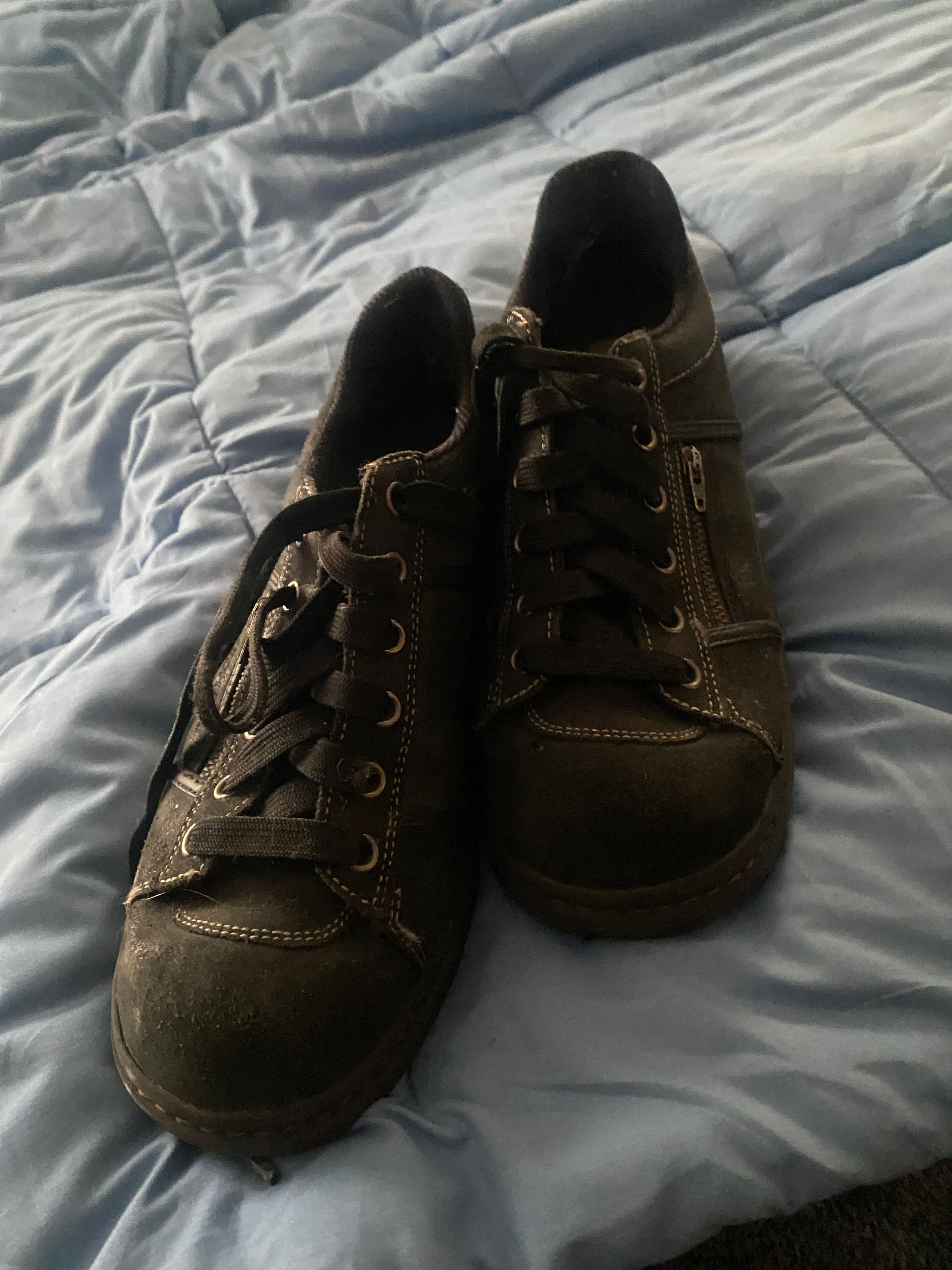 Skechers Jammers Black Leather Sneakers size women’s 7