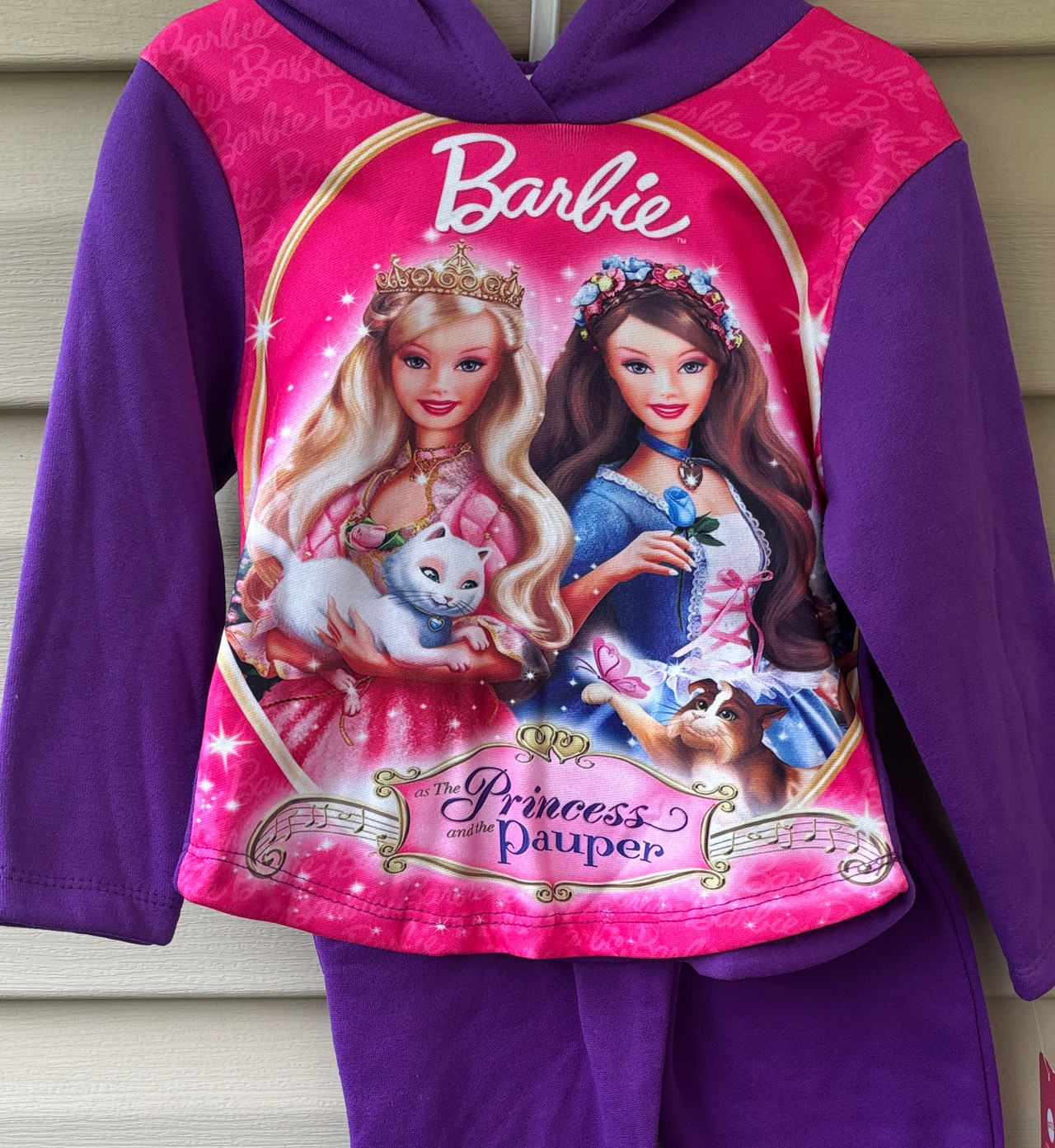 Barbie as The Princess and the Pauper Fleece Hoodie