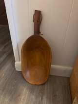 Vintage Treenware  Carved Wooden Scoop Large Farmhouse Style - Image 3