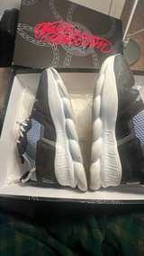 Versace Chain Reaction Black Blue Mesh Sneaker - Image 3